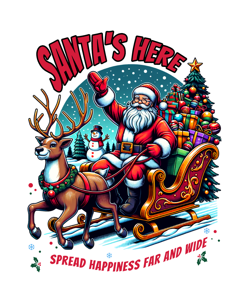 Png graphic design christmas santa here for pod needs